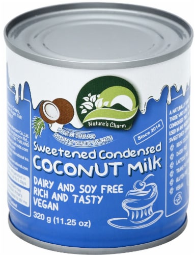 Nature's Charm Dairy-Free Sweetened Condensed Coconut Milk Perspective: front