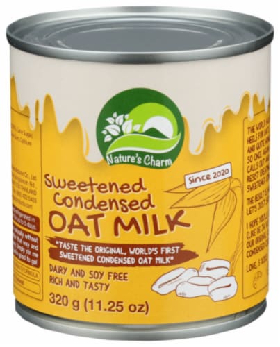Nature's Charm Sweetened Condensed Oat Milk Perspective: front