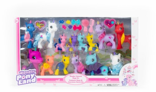 Wonder Pony Land Wonder Unicorn Mega Set Perspective: front