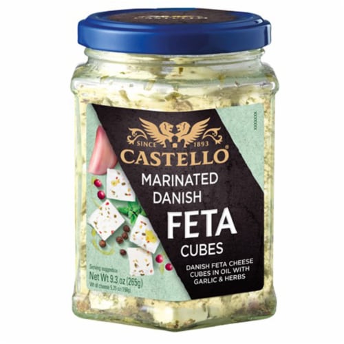 Arla Apetina Feta Cheese in Oil with Herbs & Spices Perspective: front