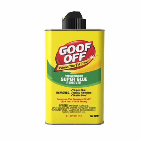 Goof Off Pro Strength Super Glue Remover Perspective: front