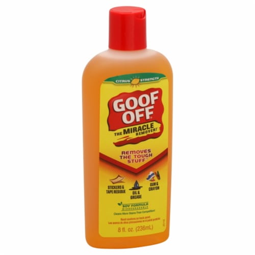 Goof Off - Household Heavy Duty Remover for Spots, Stains, Marks, & Messes  8 oz.