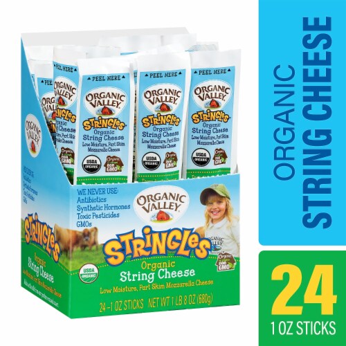 Organic Valley® String Cheese, 24 ct / 1 oz Harris Teeter