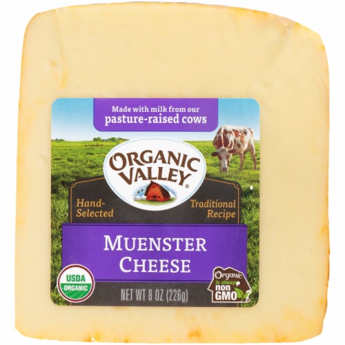 Organic Valley® Muenster Cheese Perspective: front