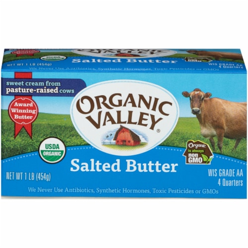 Organic Valley® Salted Butter Sticks Perspective: front