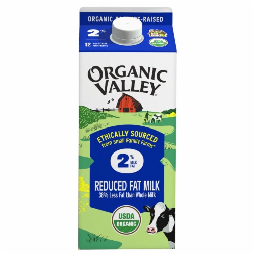 Organic Valley® 2% Reduced Fat Milk Half Gallon Perspective: front