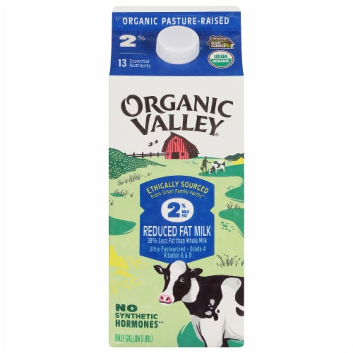 Organic Valley® 2% Reduced Fat Milk Perspective: front