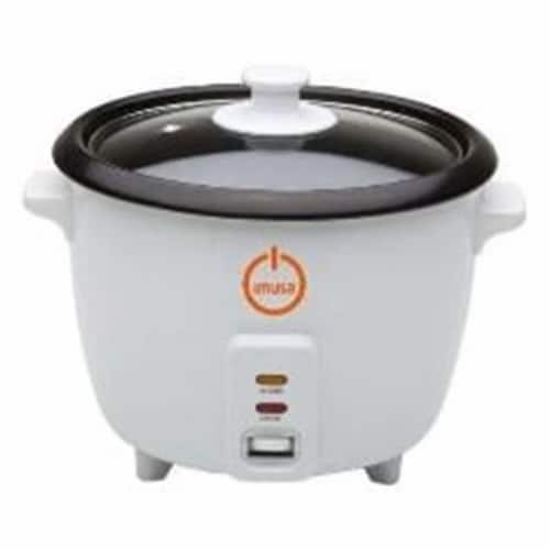 IMUSA Electric Nonstick Rice Cooker - White Perspective: front