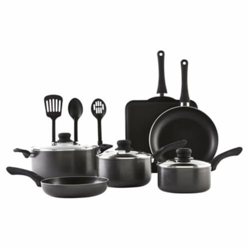 IMUSA Nonstick Cookware Set - Charcoal Perspective: front