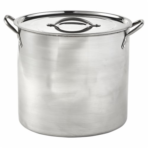 IMUSA Stock Pot Stainless Steel Perspective: front