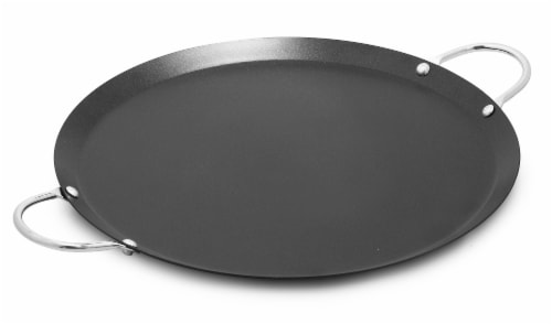 Comal Pan 11 Inch Black w/ Handle Skillet Griddle for Tortillas