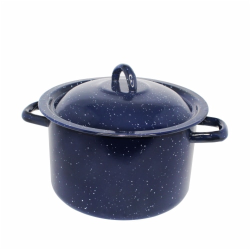 Imusa® Enamel Stock Pot with Lid - Blue, 4 qt - Kroger