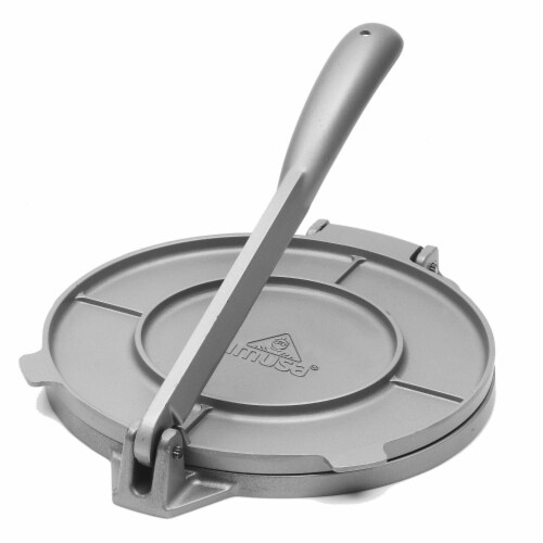 IMUSA Aluminum Tortilla Press - Gray Perspective: front