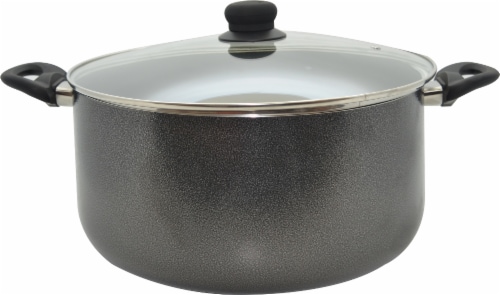 Imusa Stock Pot, Enamel, 6 Quart