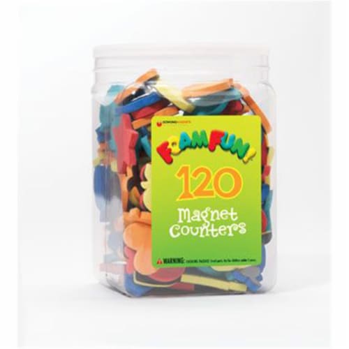 Dowling Magnets DO-732102 Foam Fun Magnet Counters Perspective: front