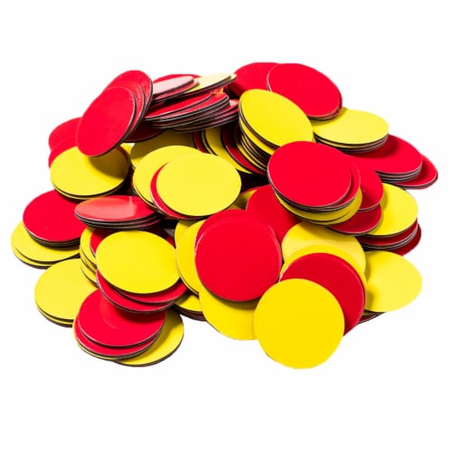 DOWLING MAGNETS Magnetic Two Color Counters 732190 Perspective: front