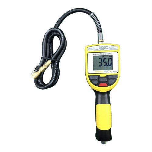 RapidAir K3015 Automatic Shutoff 175 PSI Digital Display Tire Inflator Gauge Perspective: front