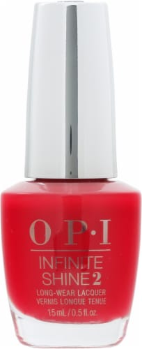 OPI INF SHINE BIG APPLE RED Perspective: front
