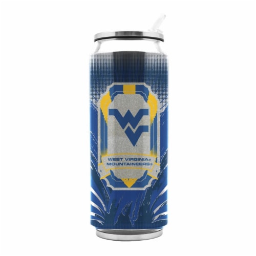 West Virginia Univ Ss Thermocan - Large (16.9 Oz) Perspective: front