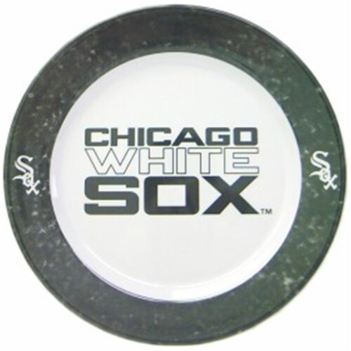 Chicago White Sox 4 Piece Dinner Plate Set Perspective: front