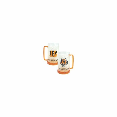 Cincinnati Bengals Crystal Freezer Mug Perspective: front