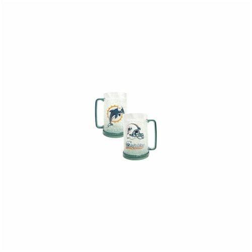 Miami Dolphins Crystal Freezer Mug Perspective: front
