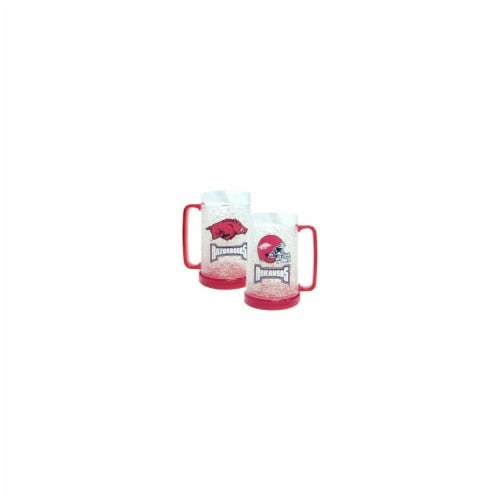 Arkansas Razorbacks Crystal Freezer Mug Perspective: front