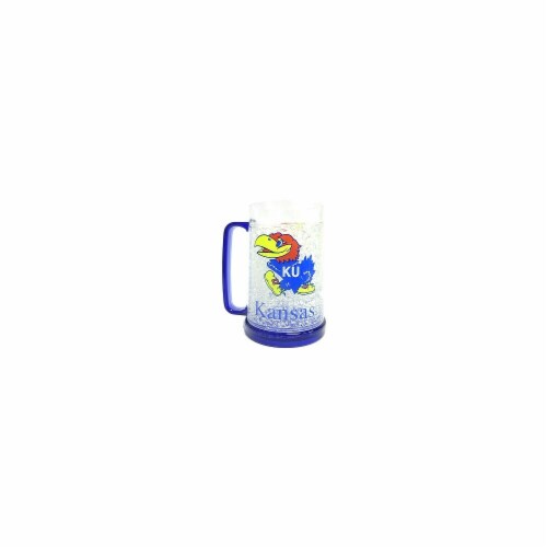 Kansas Jayhawks Crystal Freezer Mug Perspective: front
