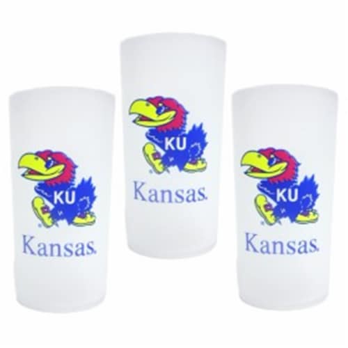 Kansas Jayhawks 3 Piece Tumbler Set Perspective: front