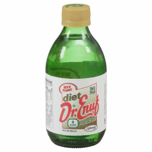 Dr Enuf Diet Soda Perspective: front
