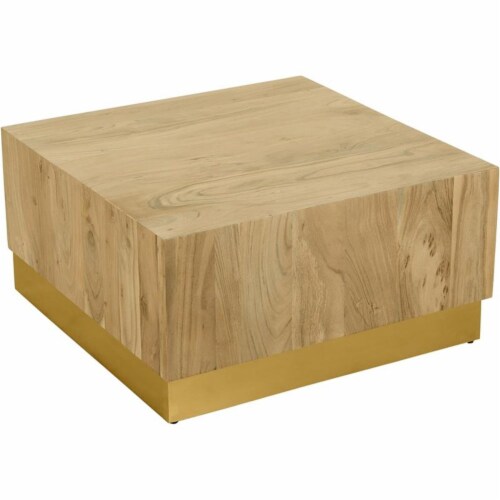 Meridian Furniture Acacia Square Coffee Table - Gold Meridian Furniture Acacia Square Coffee Table - Gold