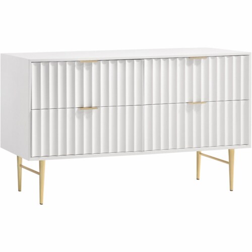 Meridian Furniture Modernist Dresser - Gold Meridian Furniture Modernist Dresser - Gold