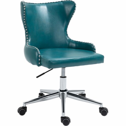 Meridian Furniture Hendrix Faux Leather Office Chair - Chrome Meridian Furniture Hendrix Faux Leather Office Chair - Chrome