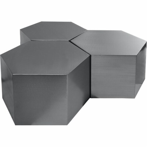 Meridian Furniture Hexagon Modular Coffee Table - Chrome