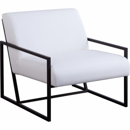 Meridian Furniture Industry Faux Leather Accent Chair Meridian Furniture Industry Faux Leather Accent Chair