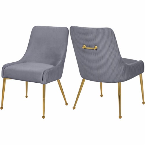 Meridian Furniture Ace Velvet Dining Chair - Gold Meridian Furniture Ace Velvet Dining Chair - Gold