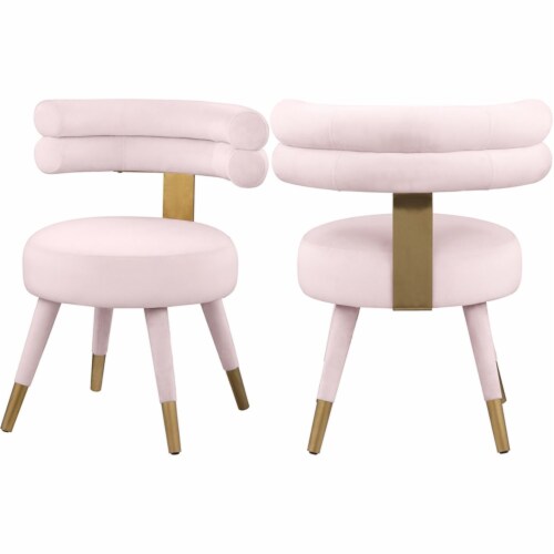 Meridian Furniture Fitzroy Velvet Dining Chair Meridian Furniture Fitzroy Velvet Dining Chair