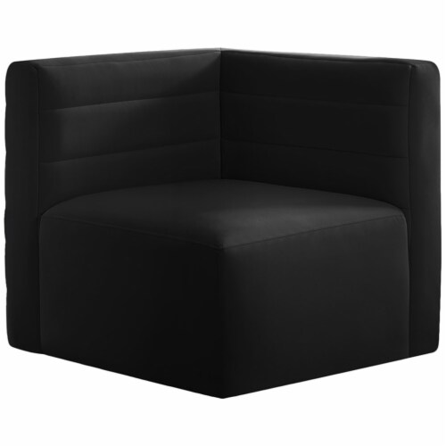 Meridian Furniture Quincy Velvet Modular Cloud-Like Comfort Corner Chair Meridian Furniture Quincy Velvet Modular Cloud-Like Comfort Corner Chair