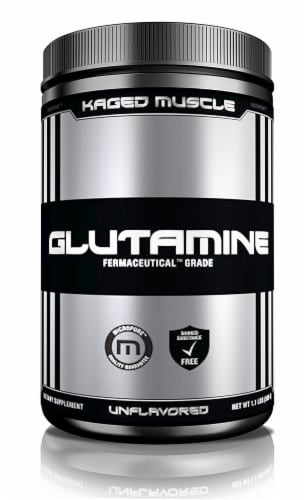 Kaged Muscle Glutamine Powder Unflavored Perspective: front