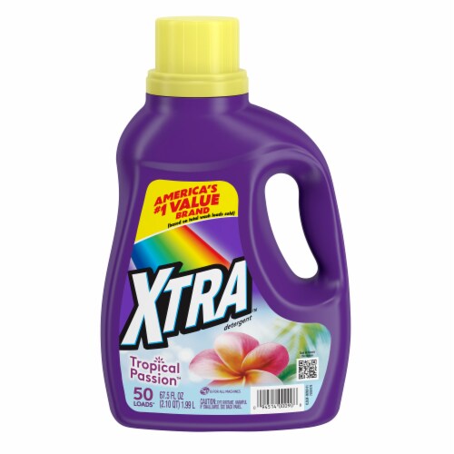 Xtra™ Tropical Passion Scent Liquid Laundry Detergent Perspective: front