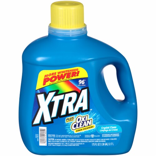 Xtra Crystal Clean Plus Oxi Clean Liquid Laundry Detergent Perspective: front