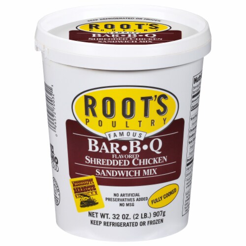 Roots BarBQ Shredded Chicken Perspective: front