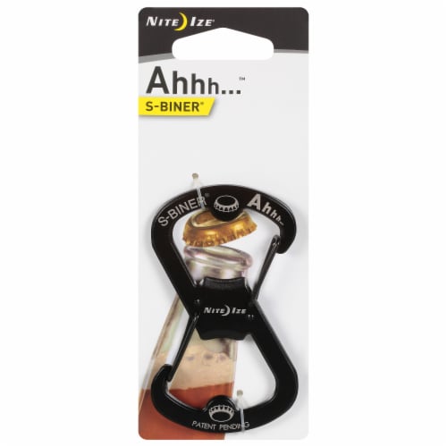 S-Biner® Ahhh Black Carabiner Perspective: front
