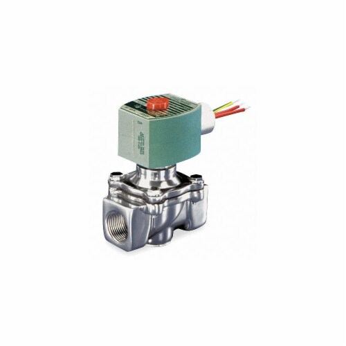 Asco Solenoid Valve,2-Way/2-Position,NC,Fuel  8040G023 Perspective: front