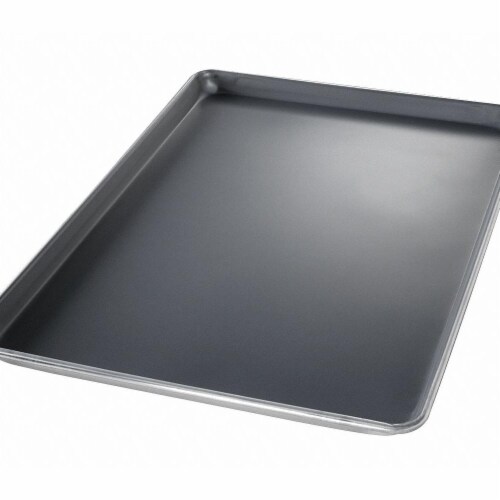 Chicago Metallic Sheet Pan,Aluminum,Non-Stick,18x13  40858 Perspective: front