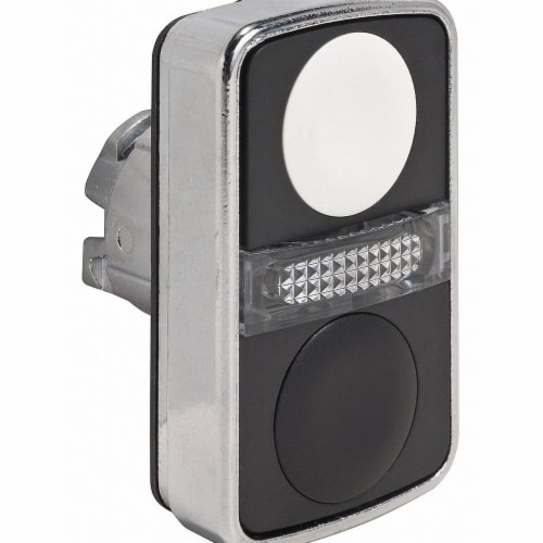 Schneider Electric Multi-Head Push Button,Illum,22mm,Metal  ZB4BW7A1720 Perspective: front