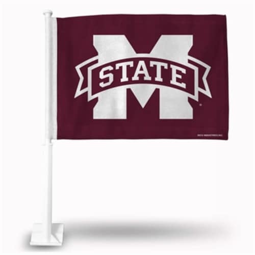 Rico Industries Mississippi State Car Flag Perspective: front