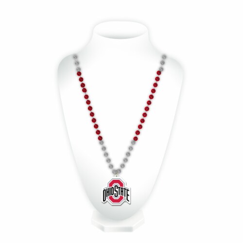 Classic Impressions Ohio State University Beads with Medallions Perspective: front