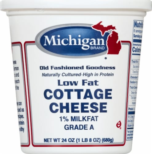 Michigan Low Fat Cottage Cheese Perspective: front