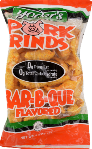 Yoder's BBQ Pork Rinds Perspective: front